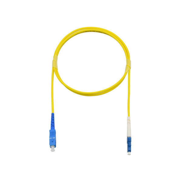 Fiber Optic Patch Cable|Fiber Optic Patchcord LC/UPC-SC/UPC Single Mode OS2 G657A1 Simplex 2.0mm OFNR Riser 20m(66ft) - Image 2
