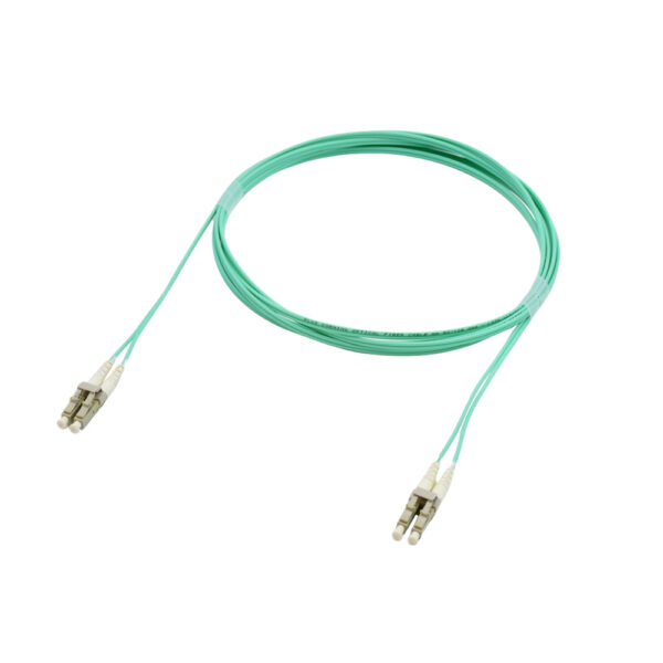 Fiber Optic Patch Cable|Fiber Optic Patchcord LC/PC-LC/PC Multimode OM3 Corning 50/125um Duplex 2.0mm OFNR Riser 20m(66ft)