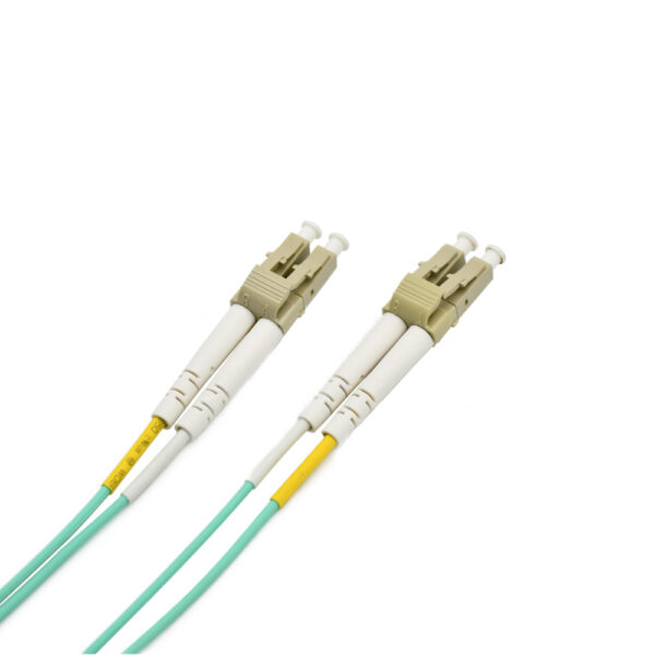 Fiber Optic Patch Cable|Fiber Optic Patchcord LC/PC-LC/PC Multimode OM3 Corning 50/125um Duplex 2.0mm OFNR Riser 20m(66ft) - Image 3
