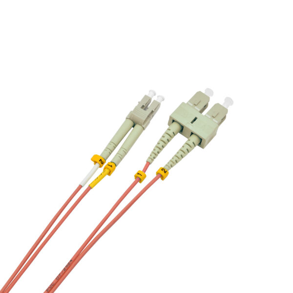 Fiber Optic Patch Cable|Fiber Optic Patchcord LC/PC-SC/PC Multimode OM2 50/125um Duplex 2.0mm OFNR Riser 30m(98ft) - Image 3