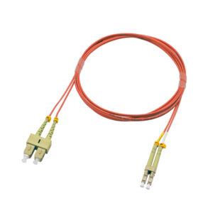 Fiber Optic Patch Cable|Fiber Optic Patchcord LC/PC-SC/PC Multimode OM2 50/125um Duplex 2.0mm OFNR Riser 15m(50ft)