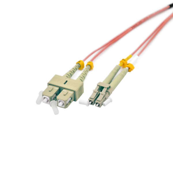 Fiber Optic Patch Cable|Fiber Optic Patchcord LC/PC-SC/PC Multimode OM2 50/125um Duplex 2.0mm OFNR Riser 30m(98ft) - Image 4