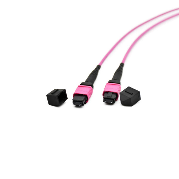 Fiber Optic Patch Cable|Fiber Optic Patchcord MTP-MTP M to M 24 Cores Type B Multimode OM4 Corning Elite Low Loss ≤0.35dB 3.0mm OFNR Riser 5m (16.5ft) - Image 4