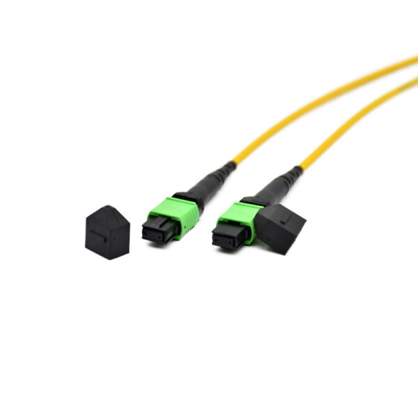 Fiber Optic Patch Cable|Fiber Optic Patchcord MPO-MPO F to F 24 Cores Type B Single Mode OS2 G657A1 Low Loss ≤0.35dB 3.0mm OFNR Riser 20m (66ft) - Image 4