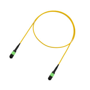 Fiber Optic Patch Cable|Fiber Optic Patchcord MPO-MPO M to M 24 Cores Type B Single Mode OS2 G657A1 Low Loss ≤0.35dB 3.0mm OFNR Riser 25m (82ft)