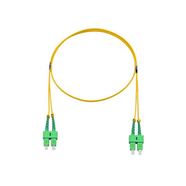 Fiber Optic Patch Cable|Fiber Optic Patchcord SC/APC-SC/APC Single Mode OS2 G657A1 Duplex 2.0mm Flame Retardant LSZH 5m(16.5ft) - Image 2