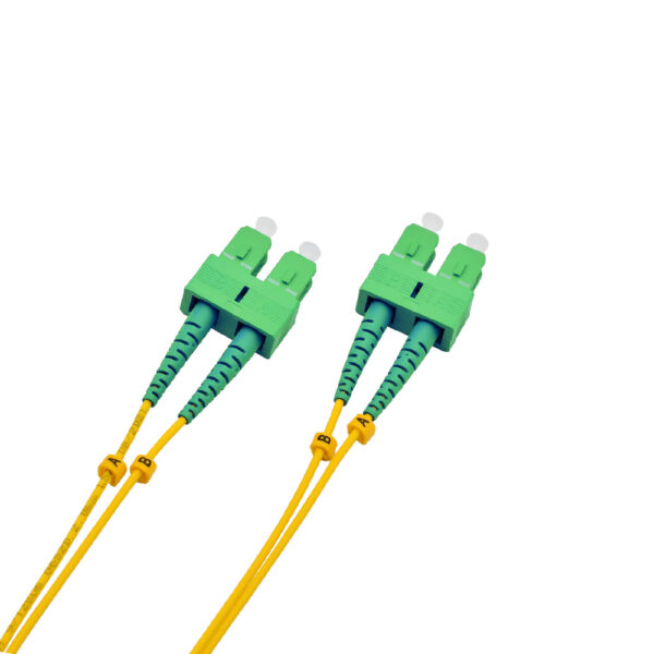 Fiber Optic Patch Cable|Fiber Optic Patchcord SC/APC-SC/APC Single Mode OS2 G657A1 Duplex 2.0mm Flame Retardant LSZH 5m(16.5ft) - Image 3