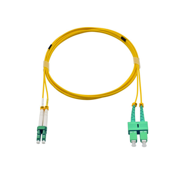 Fiber Optic Patch Cable|Fiber Optic Patchcord LC/APC-SC/APC Single Mode OS2 G657A1 Duplex 2.0mm Flame Retardant LSZH 5m(16.5ft) - Image 2