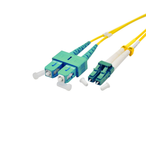 Fiber Optic Patch Cable|Fiber Optic Patchcord LC/APC-SC/APC Single Mode OS2 G657A1 Duplex 2.0mm Flame Retardant LSZH 5m(16.5ft) - Image 3