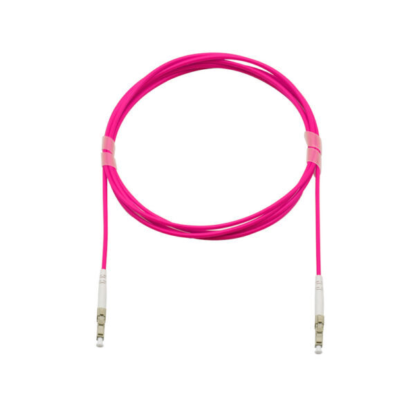 Fiber Optic Patch Cable|Fiber Optic Patchcord LC/PC-LC/PC Multimode OM4 Corning 50/125um Simplex 2.0mm OFNR Riser 5m(16.5ft) - Image 2