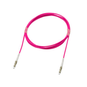 Fiber Optic Patch Cable|Fiber Optic Patchcord LC/PC-LC/PC Multimode OM4 Corning 50/125um Simplex 2.0mm OFNR Riser 10m(30ft)