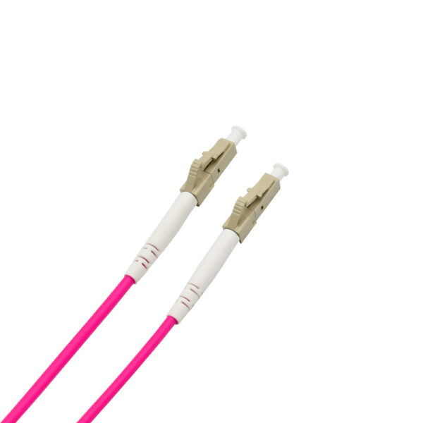 Fiber Optic Patch Cable|Fiber Optic Patchcord LC/PC-LC/PC Multimode OM4 Corning 50/125um Simplex 2.0mm OFNR Riser 5m(16.5ft) - Image 3