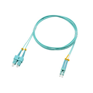 Fiber Optic Patch Cable|Fiber Optic Patchcord LC/PC-SC/PC Multimode OM3 50/125um Duplex 2.0mm Flame Retardant LSZH 1m(3ft)