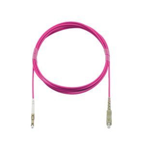 Fiber Optic Patch Cable|Fiber Optic Patchcord LC/PC-SC/PC Multimode OM4 50/125um Simplex 2.0mm OFNR Riser 10m(30ft)