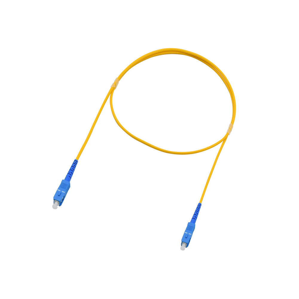 Fiber Optic Patch Cable|Fiber Optic Patchcord SC/UPC-SC/UPC Single Mode OS2 G657A1 Simplex 2.0mm Flame Retardant LSZH 2m(6.5ft)