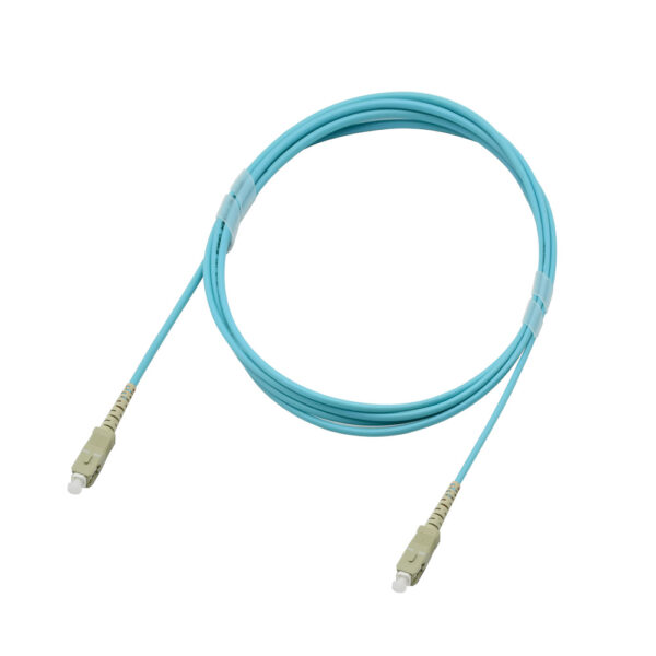 Fiber Optic Patch Cable|Fiber Optic Patchcord SC/PC-SC/PC Multimode OM3 Corning 50/125um Simplex 2.0mm OFNR Riser 5m(16.5ft) - Image 2