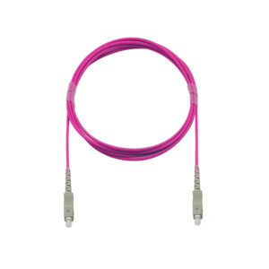 Fiber Optic Patch Cable|Fiber Optic Patchcord SC/PC-SC/PC Multimode OM4 Corning 50/125um Simplex 2.0mm OFNR Riser 20m(66ft)
