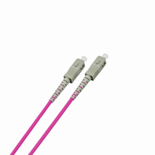 Fiber Optic Patch Cable|Fiber Optic Patchcord SC/PC-SC/PC Multimode OM4 Corning 50/125um Simplex 2.0mm OFNR Riser 5m(16.5ft) - Image 3