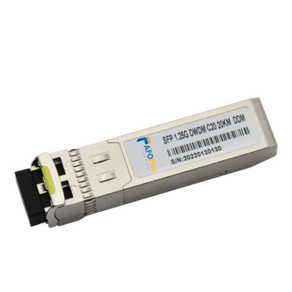 Fiber Optical Transceiver|Optical Module Cisco Compatible DWDM 1.25G SFP C30 1553.33nm 20km Duplex LC/UPC Single Mode
