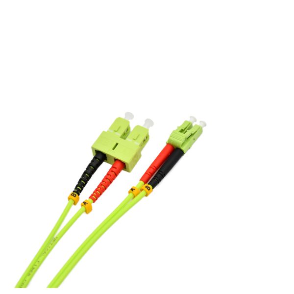 Fiber Optic Patch Cable|Fiber Optic Patchcord LC/PC-SC/PC Multimode OM5 50/125um Duplex 2.0mm OFNP Plenum 25m(82ft) - Image 3