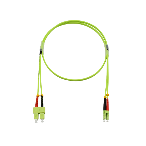 Fiber Optic Patch Cable|Fiber Optic Patchcord LC/PC-SC/PC Multimode OM5 50/125um Duplex 2.0mm OFNP Plenum 25m(82ft) - Image 2