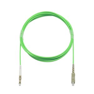 Fiber Optic Patch Cable|Fiber Optic Patchcord LC/PC-SC/PC Multimode OM5 50/125um Simplex 2.0mm OFNP Plenum 20m(66ft)