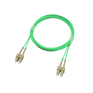 Fiber Optic Patch Cable|Fiber Optic Patchcord SC/PC-SC/PC Multimode OM5 50/125um Duplex 2.0mm Flame Retardant LSZH 3m(10ft)