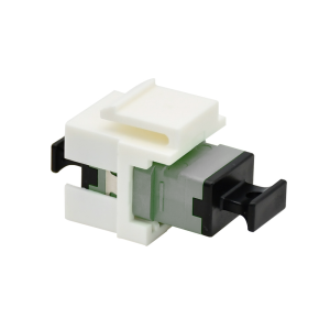 Fiber Optic Keystone Jack Adapter|Coupler MPO/APC 8/12/24 Cores Single Mode OS2 Grey Key Up/Key Up