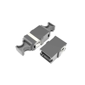Fiber Optic Adapter|Mating Sleeve MPO/APC 8/12/24 Cores Single Mode OS2 Type A/C Key Up/Key Up Flangeless Short Ear Grey