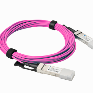 AOC Cable|Active Optical Breakout Cable Cisco Compatible 200G QSFP56 to 2x100G QSPF28 OM4 1meters(3ft)