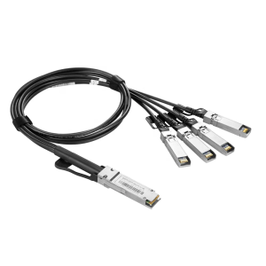 DAC Cable|Passive Direct Attach Copper Breakout Cable Cisco Compatible 40G QSFP to 4x10G SPF 1meters(3ft)