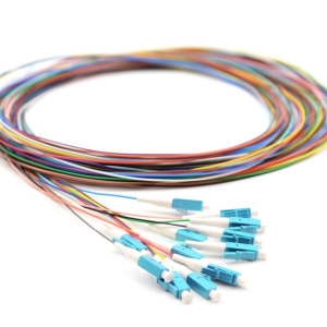 Fiber Optic Patch Cable|Fiber Optic Pigtail 12Colors LC/PC Multimode OM3 Corning 50/125um 0.9mm LSZH 1m(3ft)