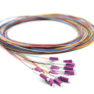 Fiber Optic Patch Cable|Fiber Optic Pigtail 12Colors LC/PC Multimode OM4 Corning 50/125um 0.9mm LSZH 3m(10ft)
