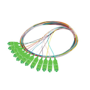 Fiber Optic Patch Cable|Fiber Optic Pigtail 12Colors SC/APC Single Mode OS2 Corning SMF-28 Ultra 0.9mm LSZH 1m(3ft)