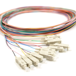 Fiber Optic Patch Cable|Fiber Optic Pigtail 12Colors SC/PC Multimode OM4 Corning 50/125um 0.9mm LSZH 1m(3ft)