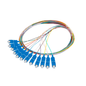 Fiber Optic Patch Cable|Fiber Optic Pigtail 12Colors SC/UPC Single Mode OS2 Corning SMF-28 Ultra 0.9mm LSZH 1m(3ft)