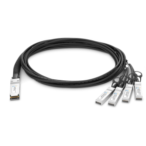 DAC Cable|Passive Direct Attach Copper Breakout Cable Cisco Compatible 40G QSFP to 4x10G SFP 1meters(3ft)