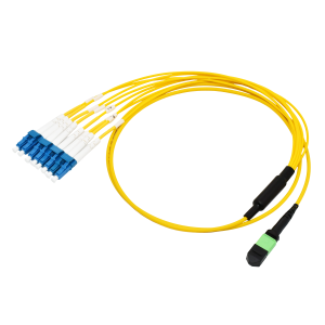 8 core MPO LC UPC fiber optic patchcord 1