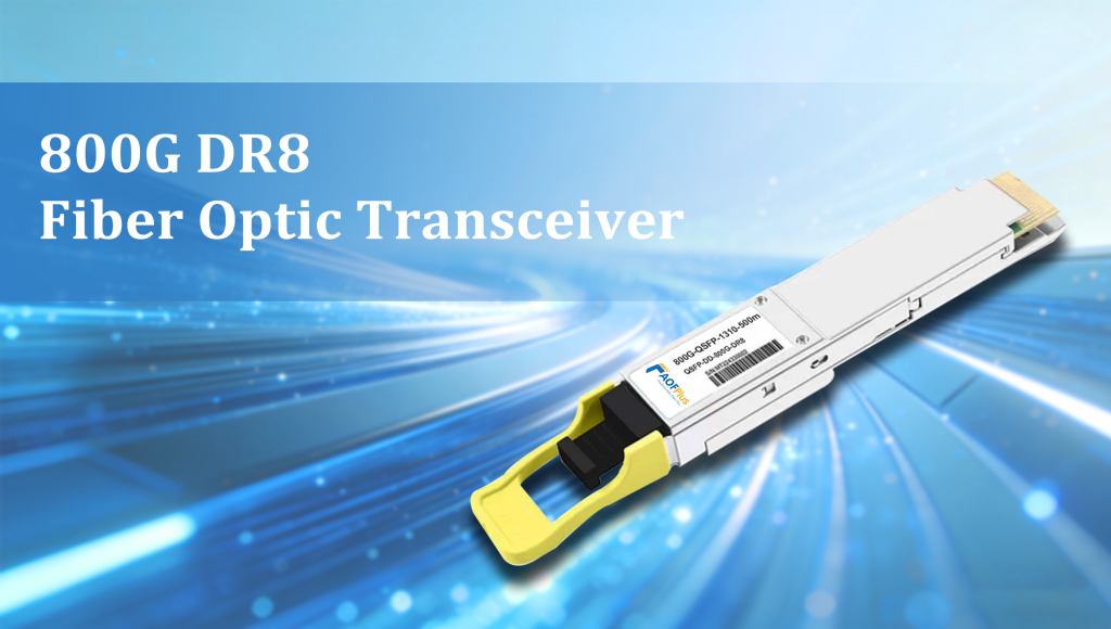 800G DR8 fiber optic transceiver