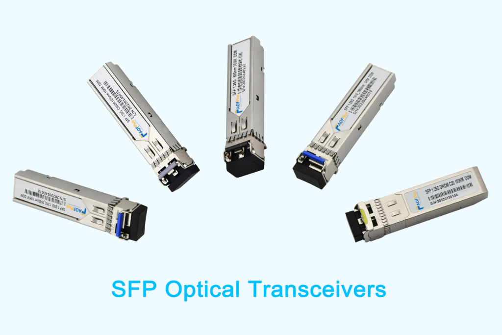 SFP (Small Form factor Pluggable) optical transceivers